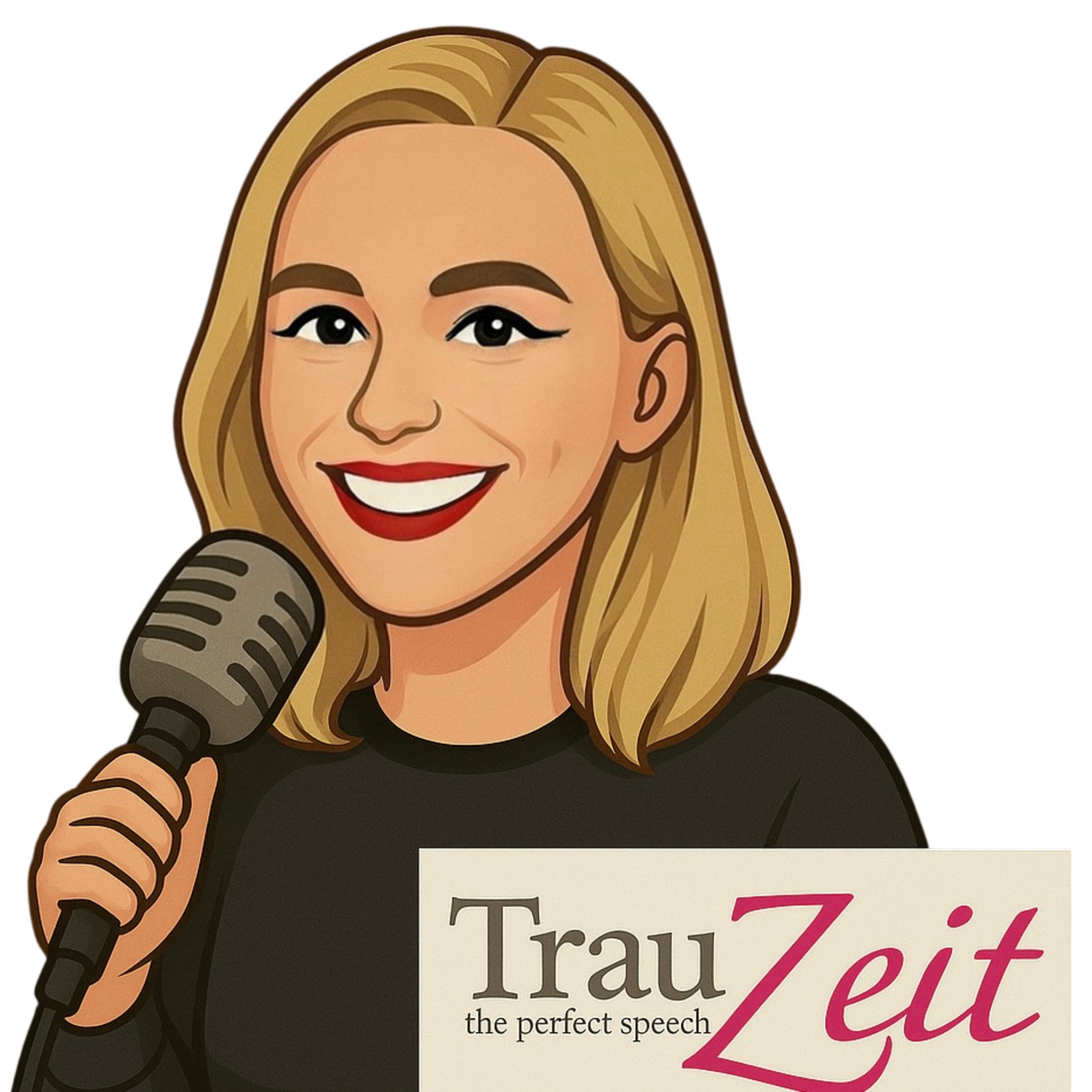 Grafik Logo TrauZeit in Farbe